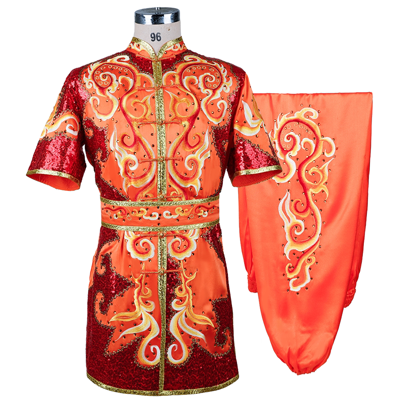 大业亨通男2022年新款武术表演服