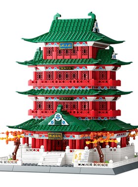 四大名楼滕王阁模型玩具