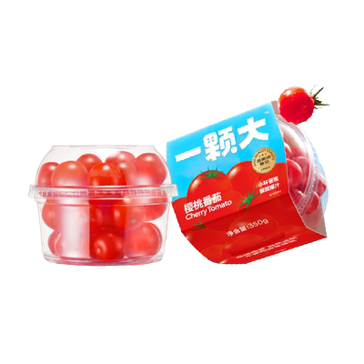 一颗大水果小番茄串樱桃番茄