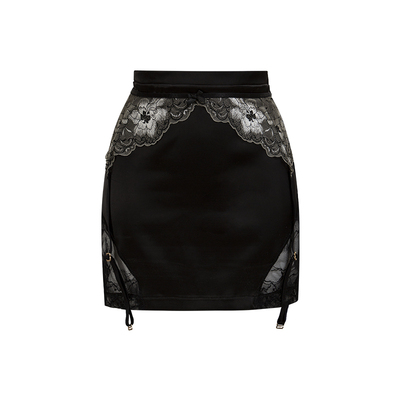 绫-「折腰」蕾丝拼接包臀裙