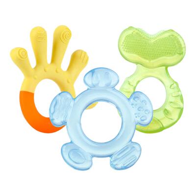 nuby婴儿防磨牙固齿只装咬咬胶