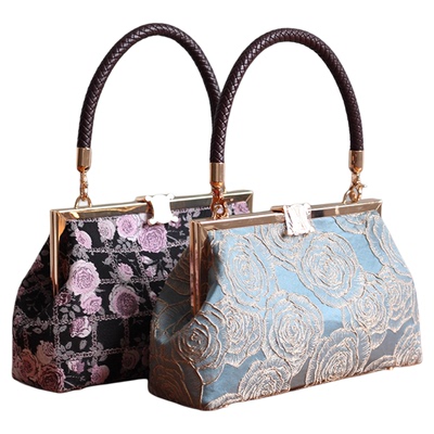 凯旋门口金+编织包带钥钥手材料包自制diy直播宋锦解闷手作新中式