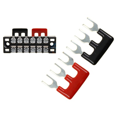 TB-1503 3位接线端子排短接片连接片条短路边插片短接条电线接头