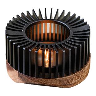 丹麦风ins轻奢暖茶座泡茶加热底座暖茶座金属保温 蜡烛加热温茶炉