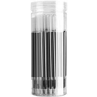 st笔芯按动笔芯按动笔0.5大容量黑色笔芯中性笔自动笔水笔葫芦头蓝色红色速干刷题笔芯专用替芯批发学生笔芯