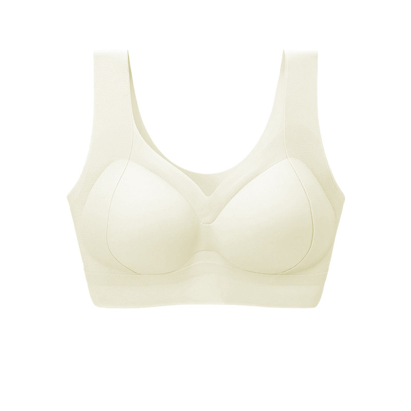 初禾念无痕内衣女大胸显小聚拢收副乳透气防下垂背心式美背文胸罩