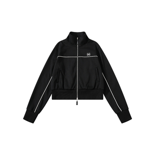 sameuoo散养文化「匆匆」双面针织运动短款外套 摩登中性立领夹克