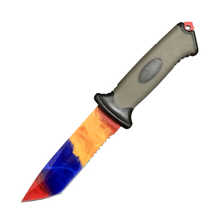 CSGO游戏周边实体熊刀cosplay高硬度M9鲍伊猎杀直刀模型开刃刀具