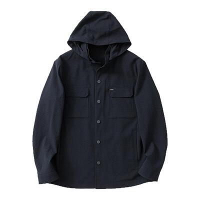 意产Super120S羊毛！男士春秋商务休闲夹克旅行者夹克连帽外套男