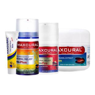MAXCURAL新西兰原装进口迈可乐青口素关节膏成人氨糖关节健康舒缓