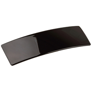 韩国简约黑色超特大号马尾发夹子女后脑勺发量多横夹宽发卡一字夹