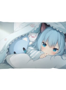 来图定制枕套动漫猫羽diy学生
