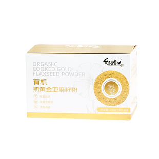 缘谷食代有机黄金亚麻籽粉高蛋白膳食纤维烘焙独立包装袋装旗舰店