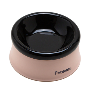 Petdebby猫盆食盆小型犬狗碗护颈猫碗陶瓷宠物碗防打翻猫罐头碗