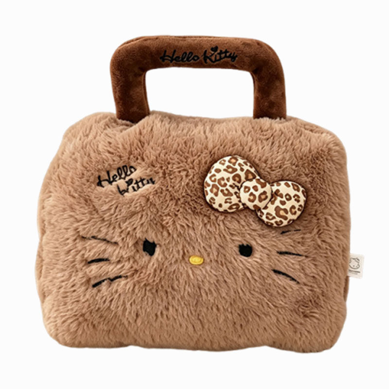 三丽鸥正版豹纹kitty猫热水袋