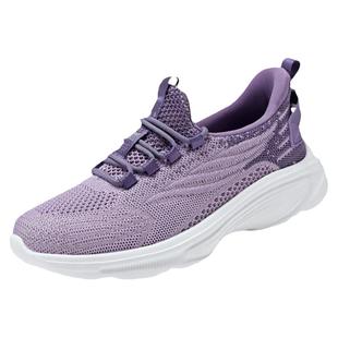 夫子行老人鞋2025春秋女鞋网面透气中老年运动休闲软底妈妈健步鞋