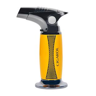 CIGAROL雪茄打火机防风直冲火机充气点火器金属打火机雪茄喷枪大