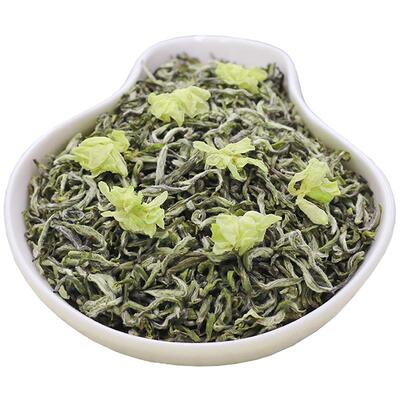 八次窨醇香炒花飘雪蒙顶茉莉花茶
