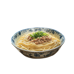 客家腌面家常碱水挂面早餐夜宵速食客家腌面梅州大埔腌面肉碎拌面