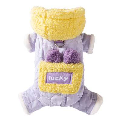 宠物冬天小狗狗衣服四脚棉衣加厚保暖秋冬季比熊泰迪博美小型幼犬