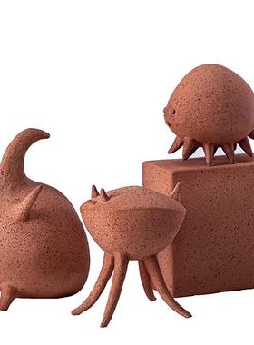 茶几床头柜摆件 儿童房搭配工艺品 实木家具搭配软装 橱柜衣柜