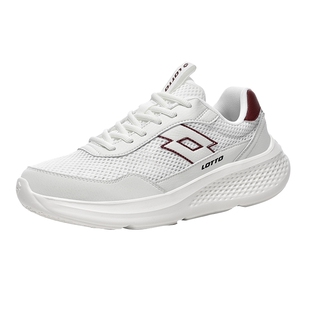 LOTTO乐途女鞋网面透气运动鞋2026春秋季新款轻便厚底减震休闲鞋