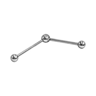 14G16G钛合金自由解构耳桥组件分段结构球悬浮耳钉小众穿孔饰品