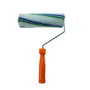 9寸无死角滚筒刷蓝绿条手工涂刷工具内外墙厨卫刷墙平涂滚刷包邮