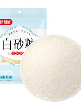 稻稻熊白砂糖烘焙好帮手颗粒均匀