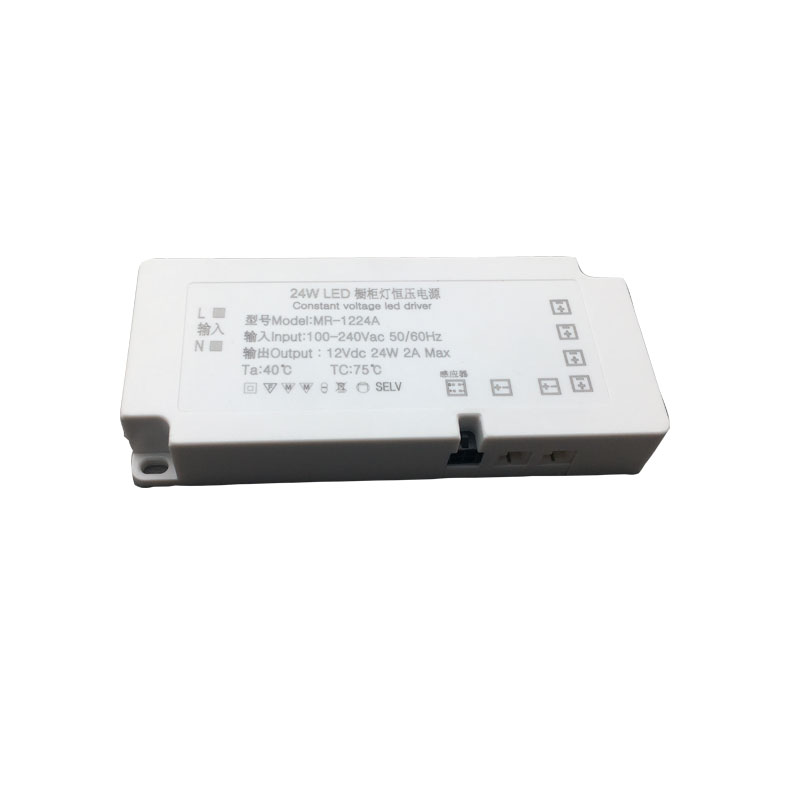 12V橱柜灯鞋LED电源变压器驱动24W36W60W杜邦线红外触摸感应开关