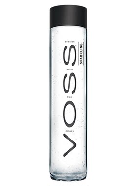 VOSS芙丝挪威进口苏打水0糖0卡气泡水375ml*6瓶高端玻璃瓶