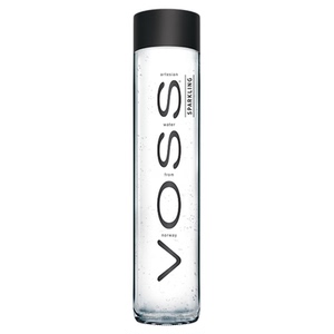 VOSS芙丝挪威进口苏打水0糖0卡气泡水375ml*6瓶高端玻璃瓶