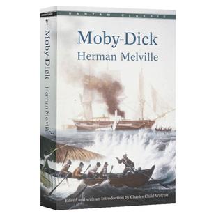 白鲸 英文原版 Moby Dick 赫尔曼梅尔维尔 经典文学名著 中学生课外阅读 马尔克斯 村上春树推荐 搭老人与海 野性的呼唤 少年派Pi