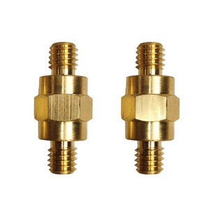 电瓶极柱转换头蓄电池转接头3/8MM螺柱黄铜接头汽车改装配件端子