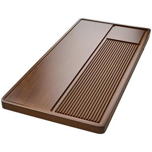 捷安玺茶盘家用2025新款电木干泡沥水客厅茶具茶台整块实木茶托盘