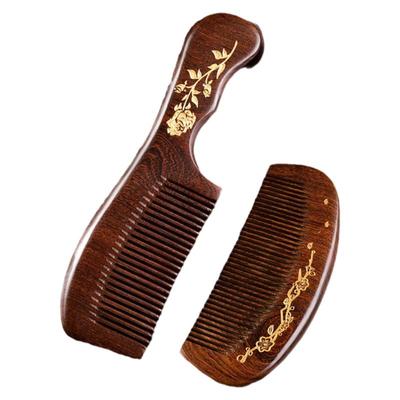 天然桃木梳子家用静电脱发檀香