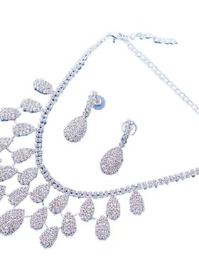 水钻项链耳环新娘结婚饰品