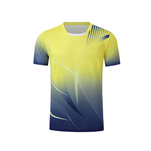 新款速干羽毛球服套装夏季短袖女网球乒乓球衣男款团队运动服