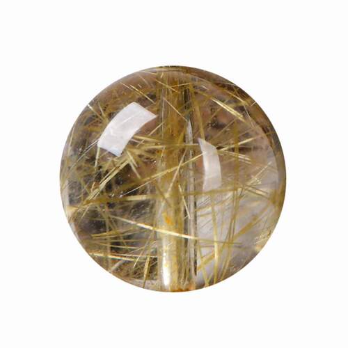 天然5A金发晶散珠子diy水晶饰品配件材料串珠圆珠单珠