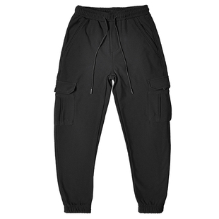 束脚工装裤男款夏季薄款2026新款男士休闲裤运动春秋速干裤子男生