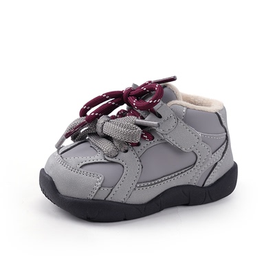 宝宝加绒鞋子冬季婴儿软底学步鞋女宝运动鞋男宝棉鞋小童鞋幼儿潮