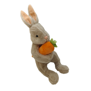 兔子毛绒玩具抱萝卜小白兔公仔玩偶可爱安抚布娃娃女孩兔年吉祥物