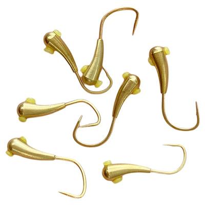 铜头朝天钩正品金海夕铜坠七星漂专用狼牙千又鱼钩45度铜坨穿4号
