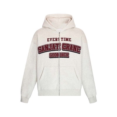 美式logo外套宽松情侣复古