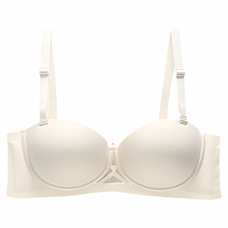 六只兔子无痕内衣女小胸聚拢显大收副乳防外扩甜美无钢圈文胸罩