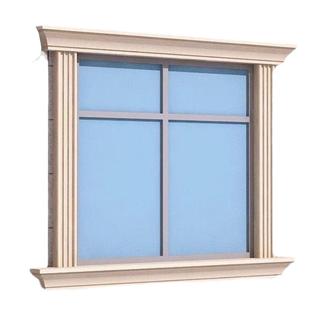 室外eps外墙装饰泡沫线条支持定制别墅窗套罗马柱梁托包角柱造型