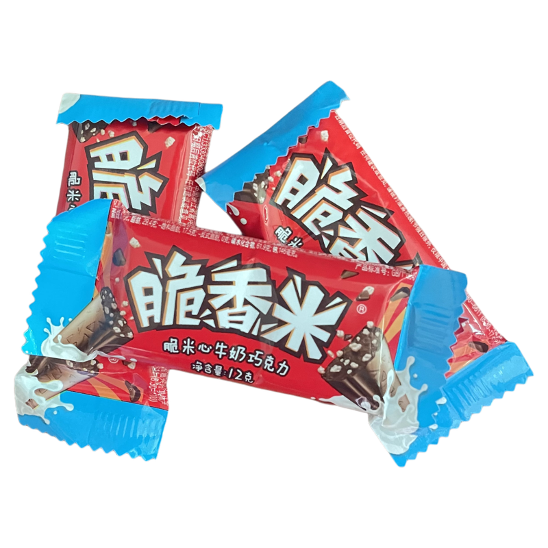 脆香米牛奶巧克力散装12g结婚过年悠闲糖果儿童小零食礼物喜糖