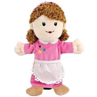 小红帽的故事手偶玩具嘴巴能动游戏道具舞台表演大灰狼小女孩妈妈