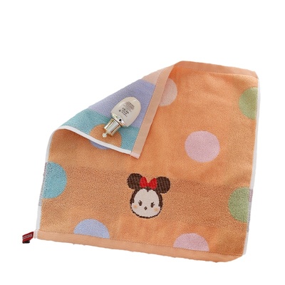 童巾儿童纯棉方巾卡通吸水不掉毛