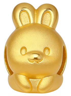 黄金十二生肖转运珠足金生肖猴鼠龙三合六合生肖本命年龙年手链女